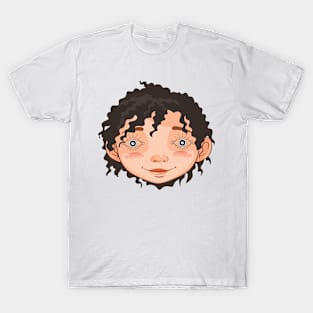 The woman is the same, only the eyes are different T-Shirt